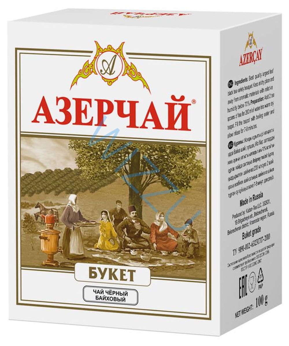 Чай Азерчай черный Букет 100г, шт