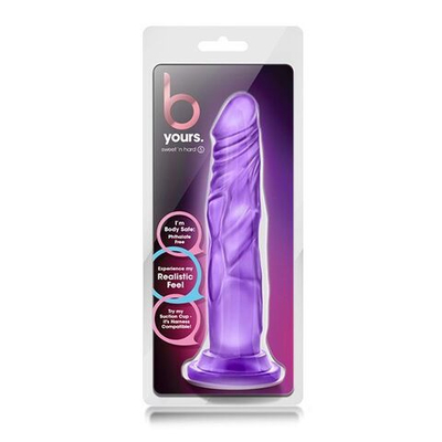 Фиолетовый фаллоимитатор Sweet n Hard 5 - 19 см. (Цвет: фиолетовый)