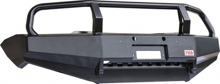 Бампер силовой передний Mitsubishi L200 2005-2015/Pajero Sport 2009-2015 с защит. дугой и защитой бачка РИФ