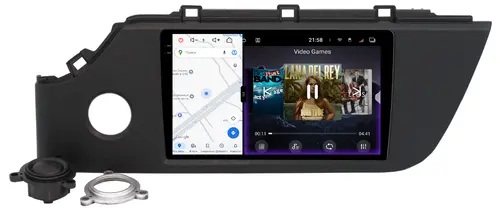Магнитола для KIA Rio 4, Rio X-line 2020-2022, Solaris KRS/KRX 2024+ - Redpower 85306 PRO/PROmax ТОП звук, 2K QLED, Android 14, Быстрейшая, CarPlay, 4G SIM-слот