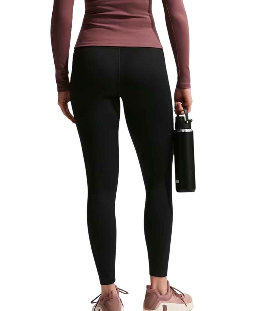 Леггинсы Nike Dri-Fit One 7/8 High-Rise - black/white