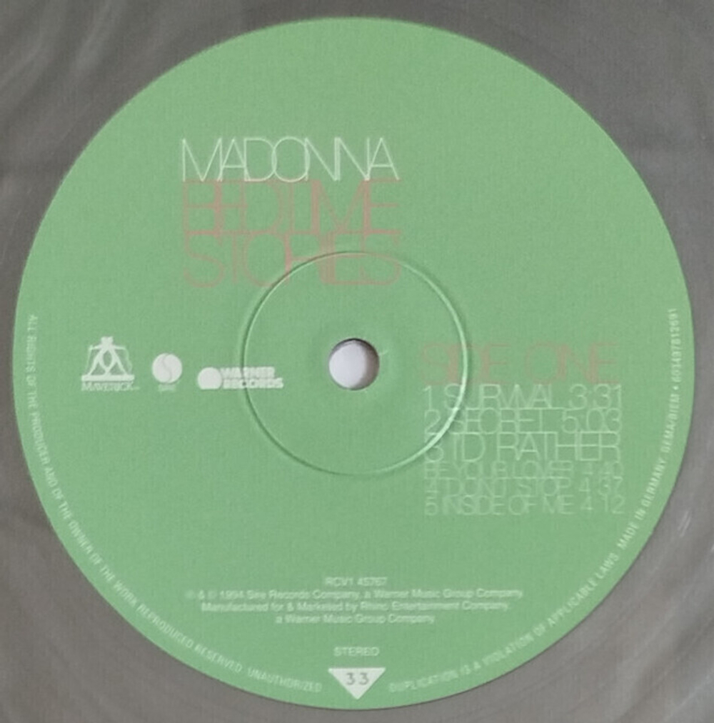 Madonna / Bedtime Stories (Limited Edition)(Coloured Vinyl)(LP)