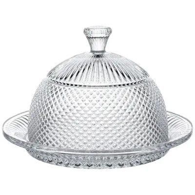Блюдо diamant с крышкой 20см