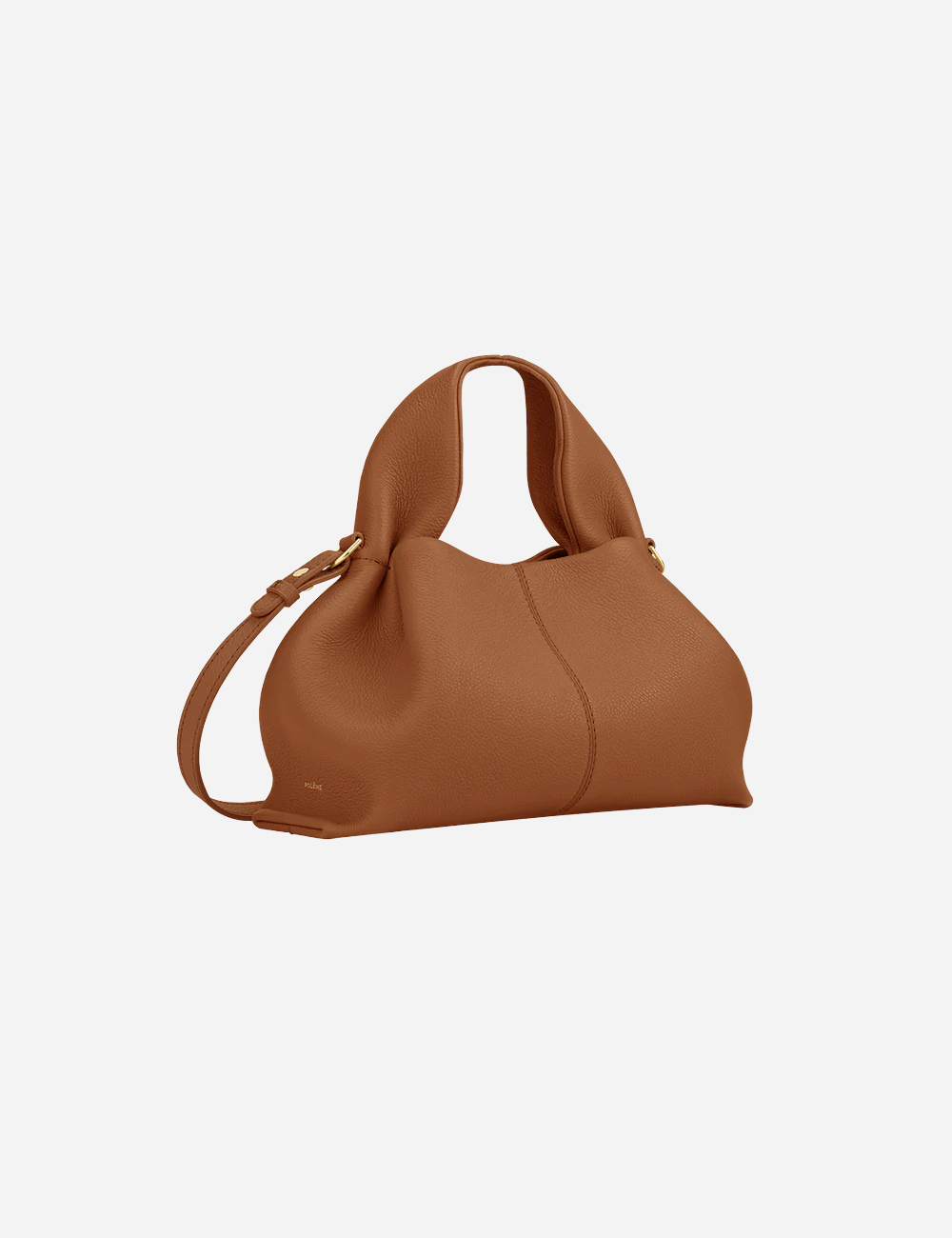 Сумка Polene Numéro Neuf Mini Edition Textured Camel
