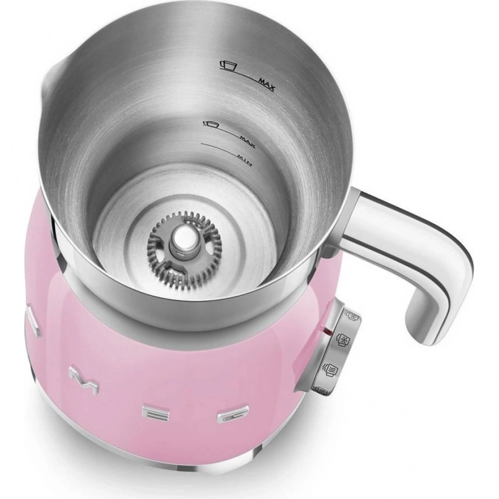 Вспениватель молока Smeg MFF11PKEU розовый