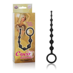 Силиконовая анальная цепочка Play Beads Coco Licious (Цвет: черный)