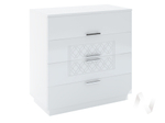 Комод М23 Спальня Тиффани (белый текстурный)