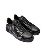 Кожаные кроссовки Emporio Armani - черный(X4X598 XD431)