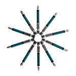 Биты PH2 х70, сталь S2, круглый профиль, 10 шт., Gross, 11262