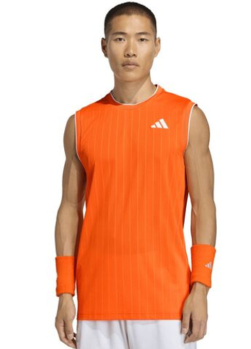 Мужская теннисная футболка Adidas Climacool+ Pro Tank - pure orange