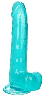 Голубой фаллоимитатор Size Queen 8 - 25,5 см. (Цвет: голубой)