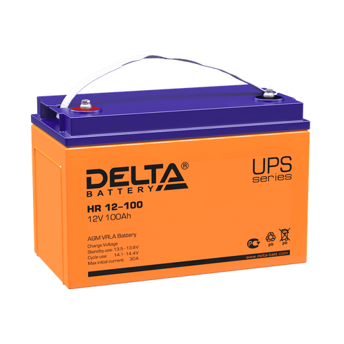 Аккумулятор DELTA HR 12-100 - AGM ( 12В / 100Ач )