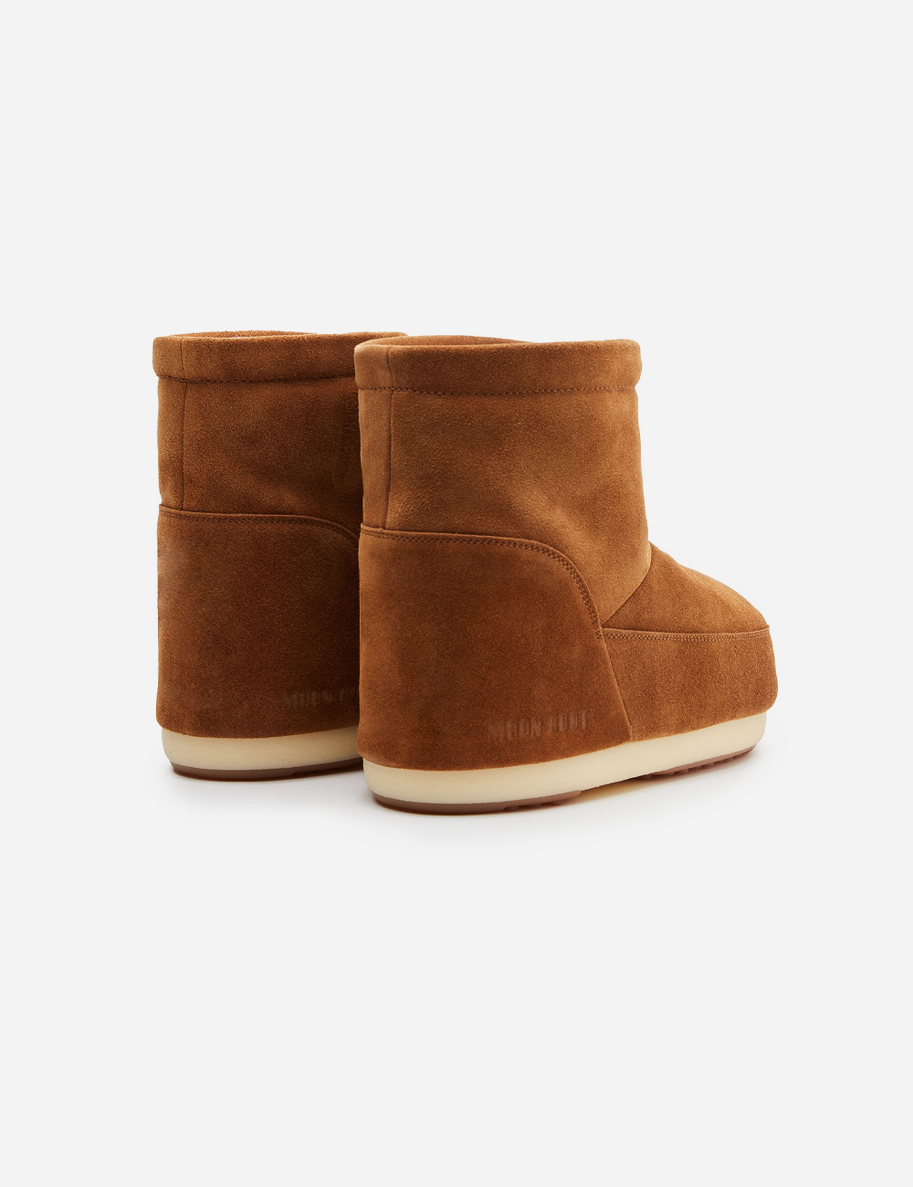 Moon Boot No Lace Tan Suede Boots