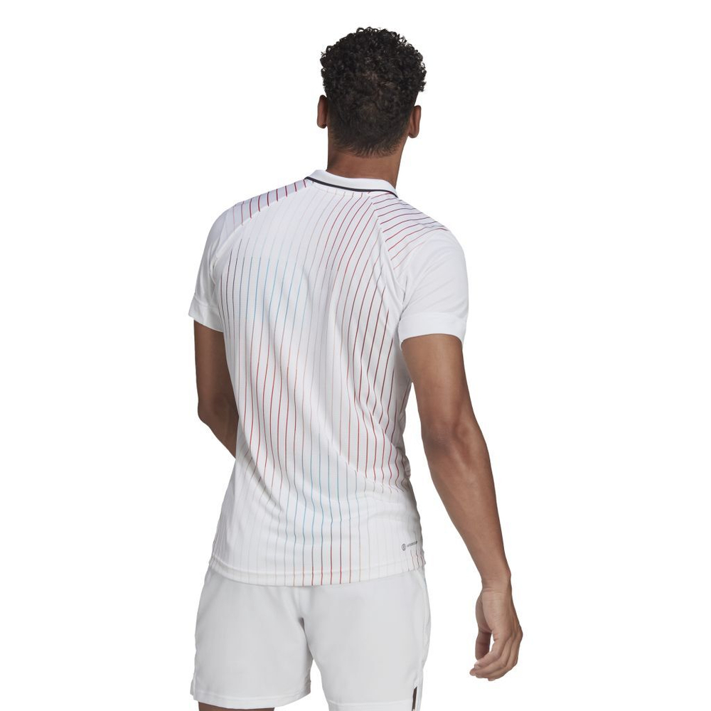 Мужское теннисное поло Adidas Melbourne Polo M - белый