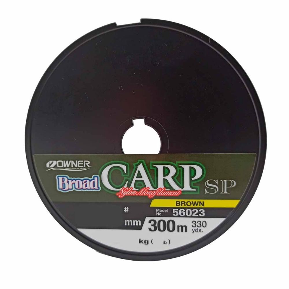 OWNER Леска Broad Carp SP brown 300м 0.28мм 5.9кг