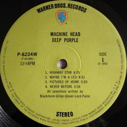 Виниловая пластинка Deep Purple ‎– Machine Head LP