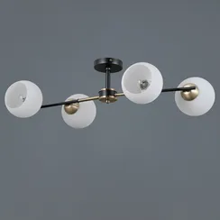 Потолочная люстра  IL0469-4CSQ-24 BK AB LIBRA ILLUMICO