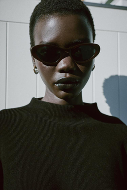 ZARA КОРОТКОЕ ТРИКОТАЖНОЕ ПЛАТЬЕ С ПОЯСОМ, ЧЕРНЫЙ