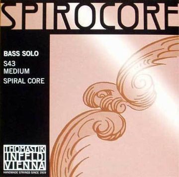 Струны для контрабаса размером 4/4, соло, Thomastik S43 Spirocore