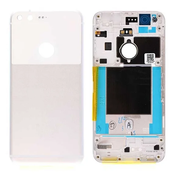 Задняя крышка для Google Pixel серебристо-белая (Very Silver)