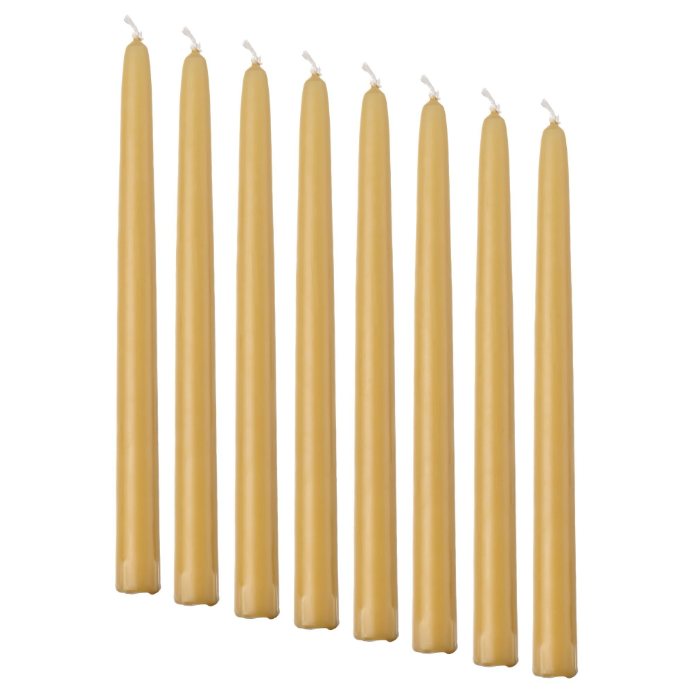 Свеча для подсвечника IKEA KLOKHET (КЛОКХЕТ), Светло-желтый, 5,5 часов
