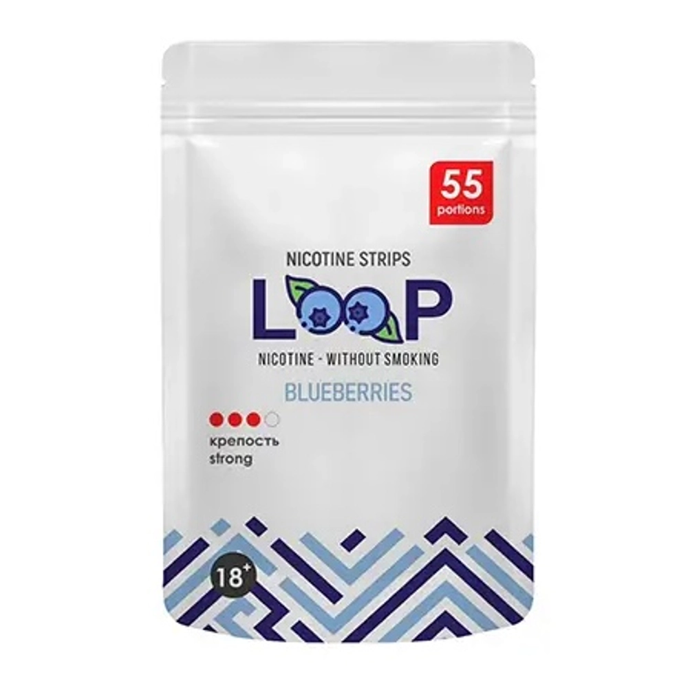 LOOP BLUEBERRY НИКОТИНОВЫЕ ПЛАСТИНКИ (12 МГ) - ГОЛУБИКА