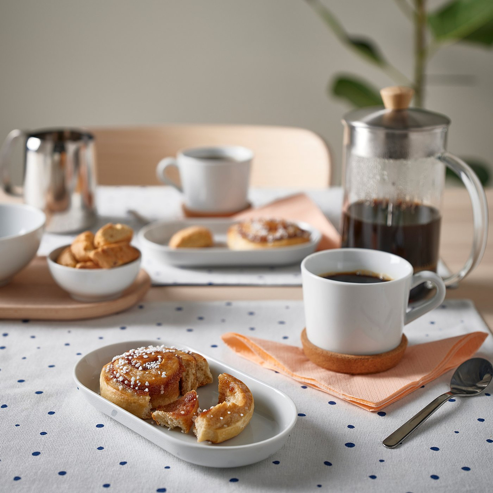 IKEA 365+  (ИКЕА 365+)  -  Блюдо - белое 20x11 см