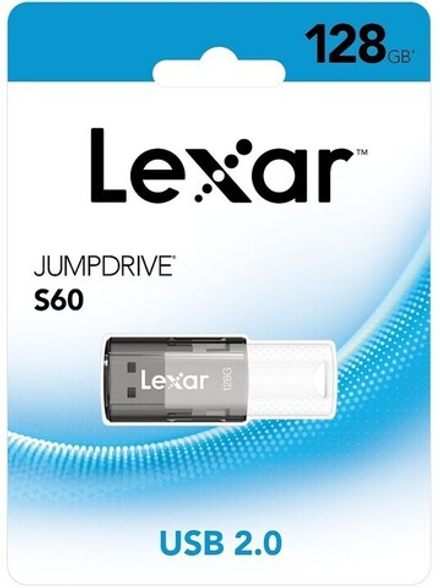 Флеш-накопитель Lexar JumpDrive S60 128GB, USB 2.0