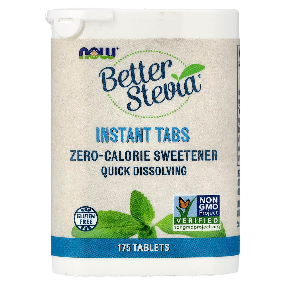 NOW Foods, Better Stevia®, быстрорастворимые таблетки, 175 таблеток