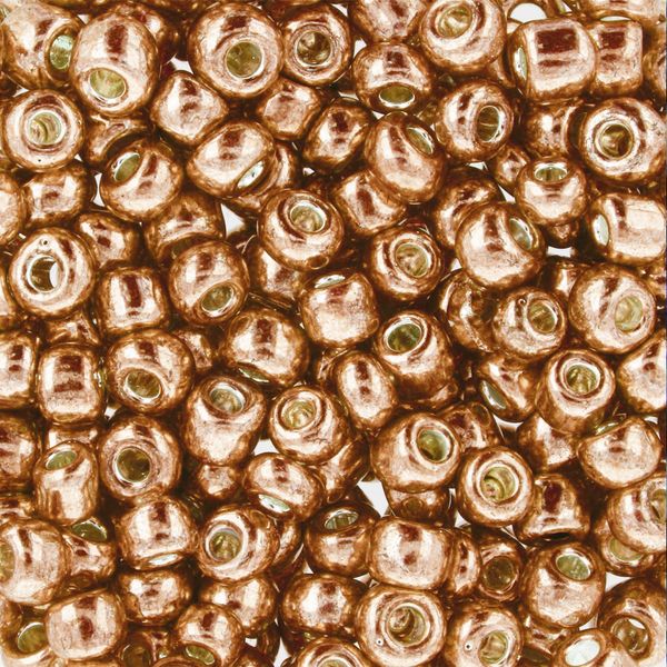 Бисер Zlatka 8/0 (2.9 мм), 100 г (10х10 г), №0562 медный, GR