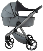 Детская коляска Pituso Sole Leather 2 в 1 PMPL/04 Grey
