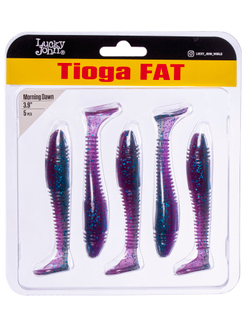 Виброхвосты съедоб. искусст. LJ Pro Series TIOGA FAT 3.9in (10.00)/T91 5шт.