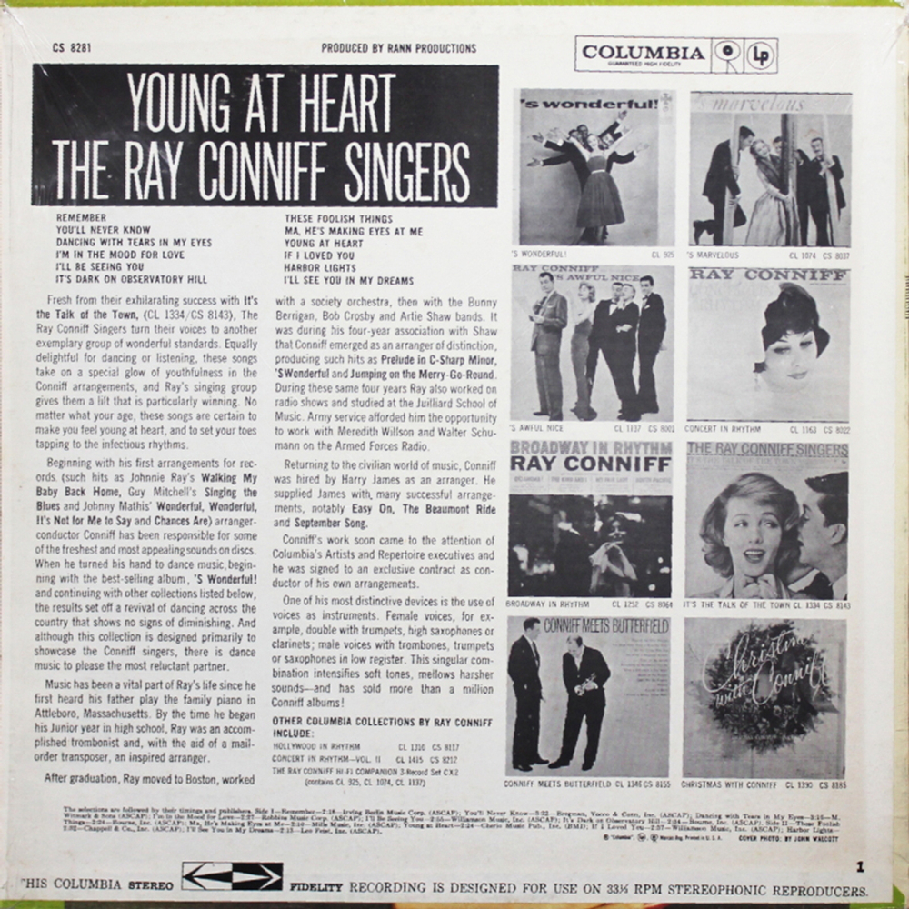 Ray Conniff And The Singers / Young At Heart (LP)