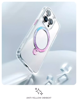 Чехол PYNANA для iPhone 16 Pro австрийский хрусталь