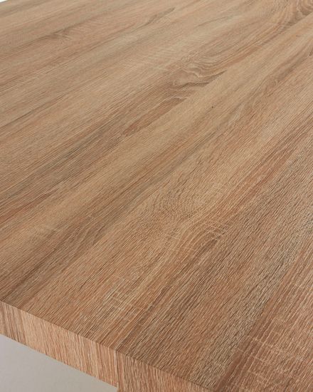 Стол Arya 200x100 дуб со стальными ножками под дерево