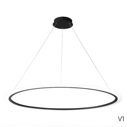 Люстра Crystal Lux MANZANA SP40W LED BLACK 2340/301N