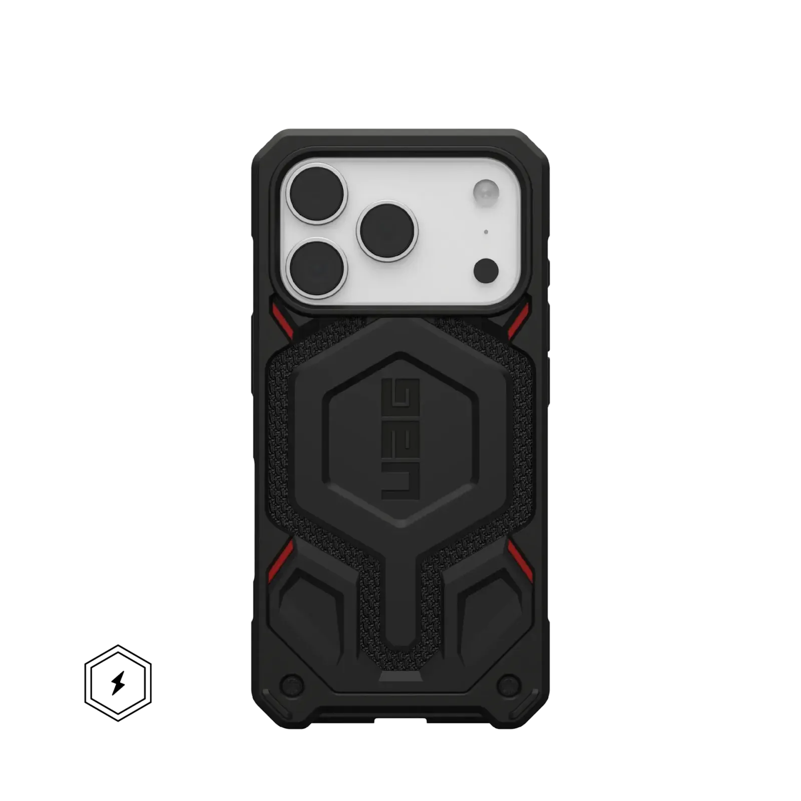 UAG Monarch Pro Kevlar® with MagSafe Series Case for Apple iPhone 17 Pro Kevlar Black (Чёрный)