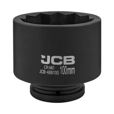 Головка ударная 100мм (12гр.), 1'' JCB JCB-488100