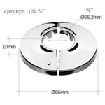 Отражатель RR 132 3/4" (D=66mm d=26,5mm h=10mm) лат хром разъемный фигурный