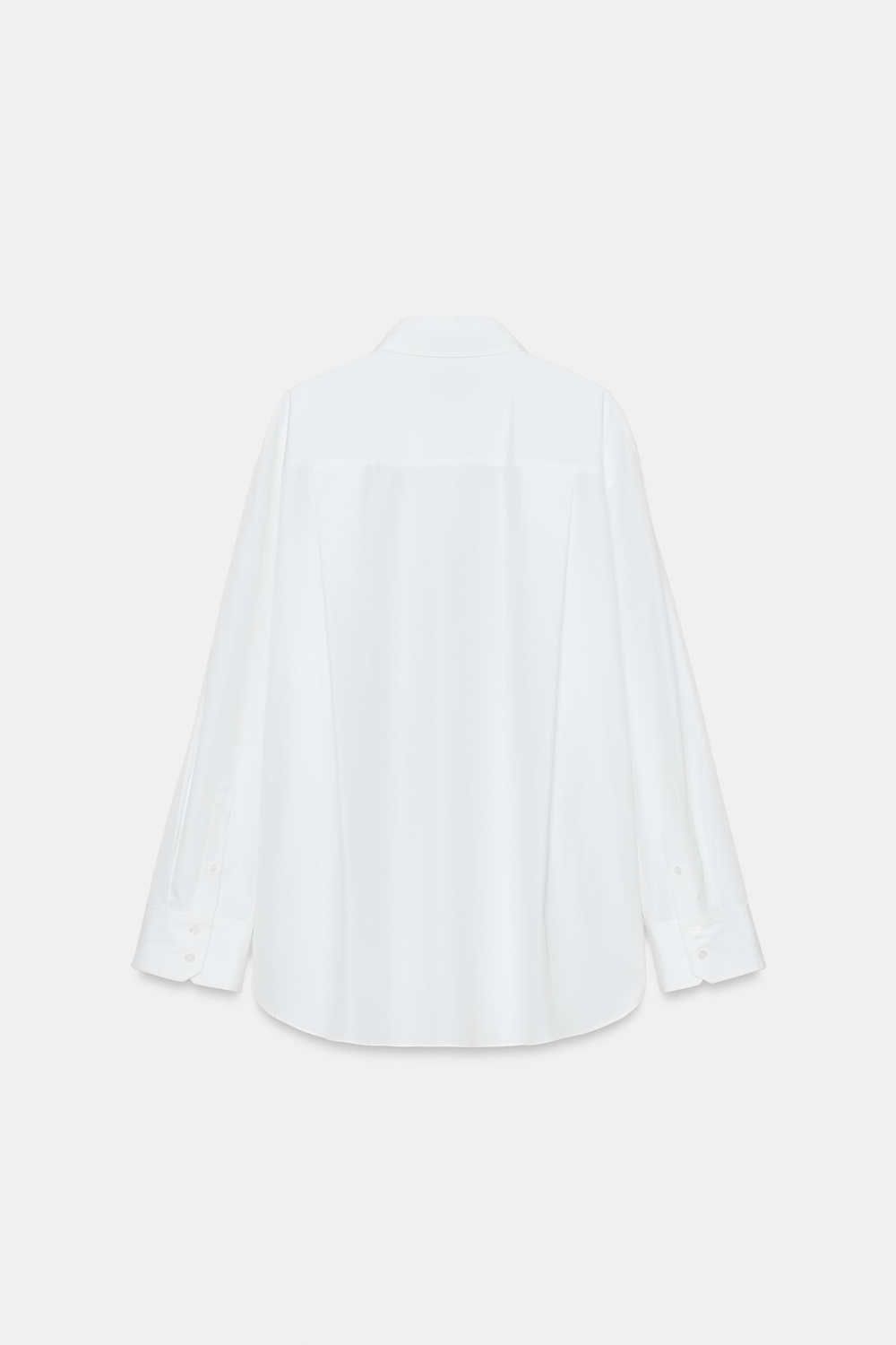 ГЛАДКАЯ РУБАШКА ИЗ ПОПЛИНА — ZW COLLECTION — ZARA