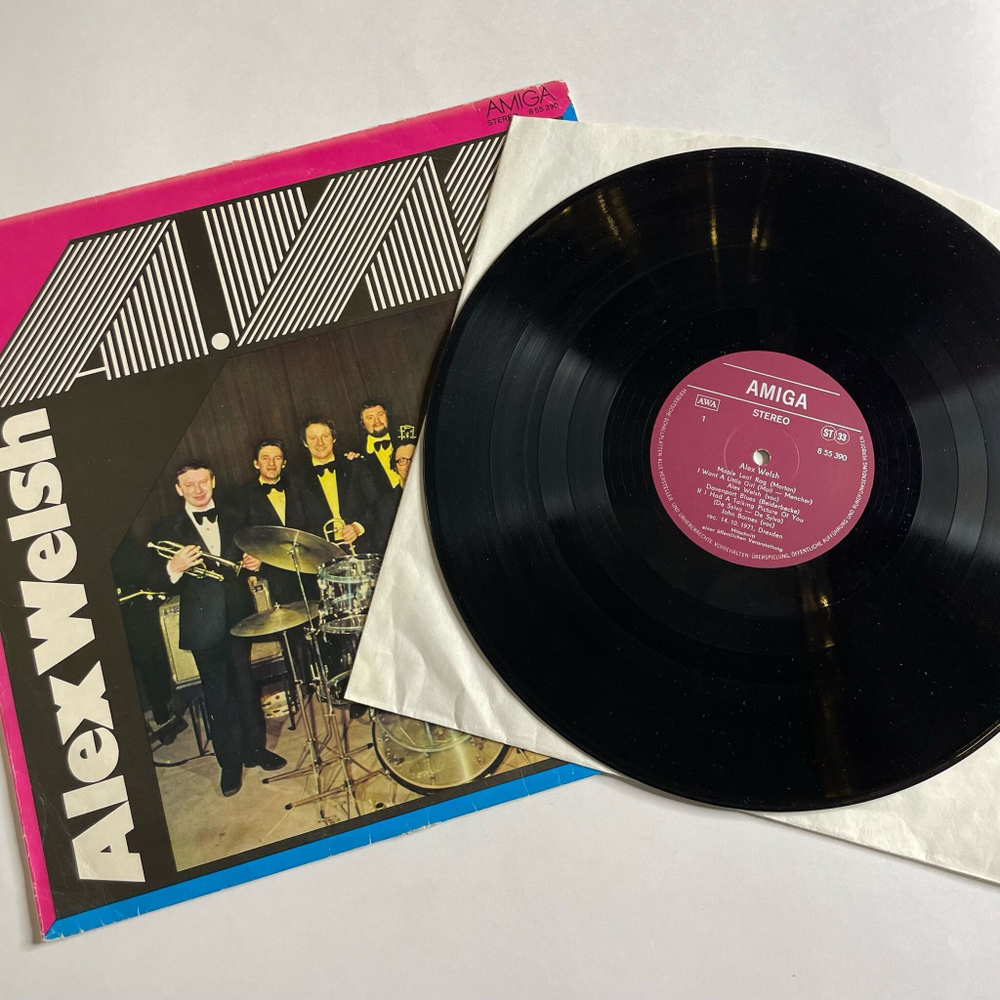 Винтажная виниловая пластинка LP Alex Welsh A. W. (ГДР 1974)