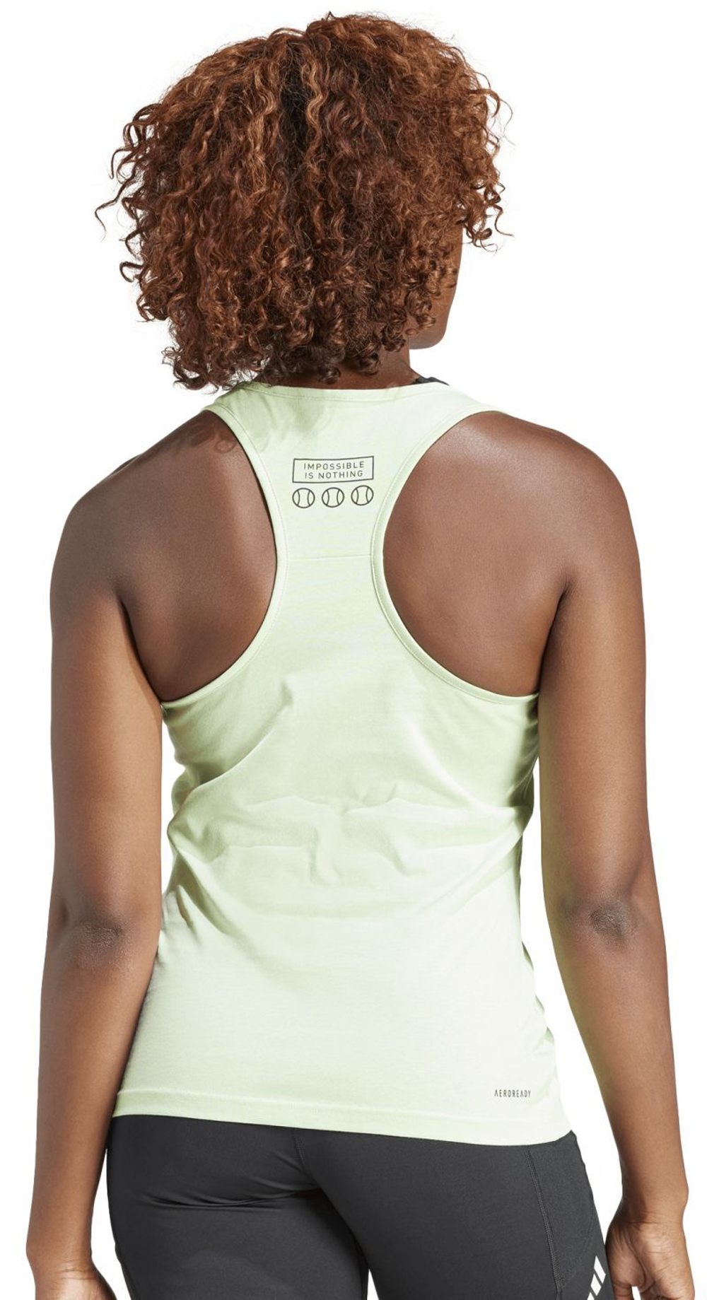 Женский топ теннисный Adidas Graphic Tank Top - зеленый