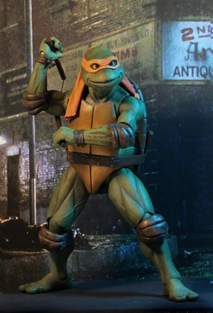 Фигурка NECA Teenage Mutant Ninja Turtles - 1990 Movie Michelangelo Giant Size 1:4 - 45 см