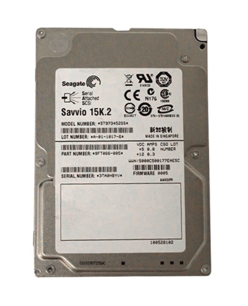 Жесткий диск Seagate SFF SAS 72Gb 15K Hot-Plug DP 2.5 9FT066-085