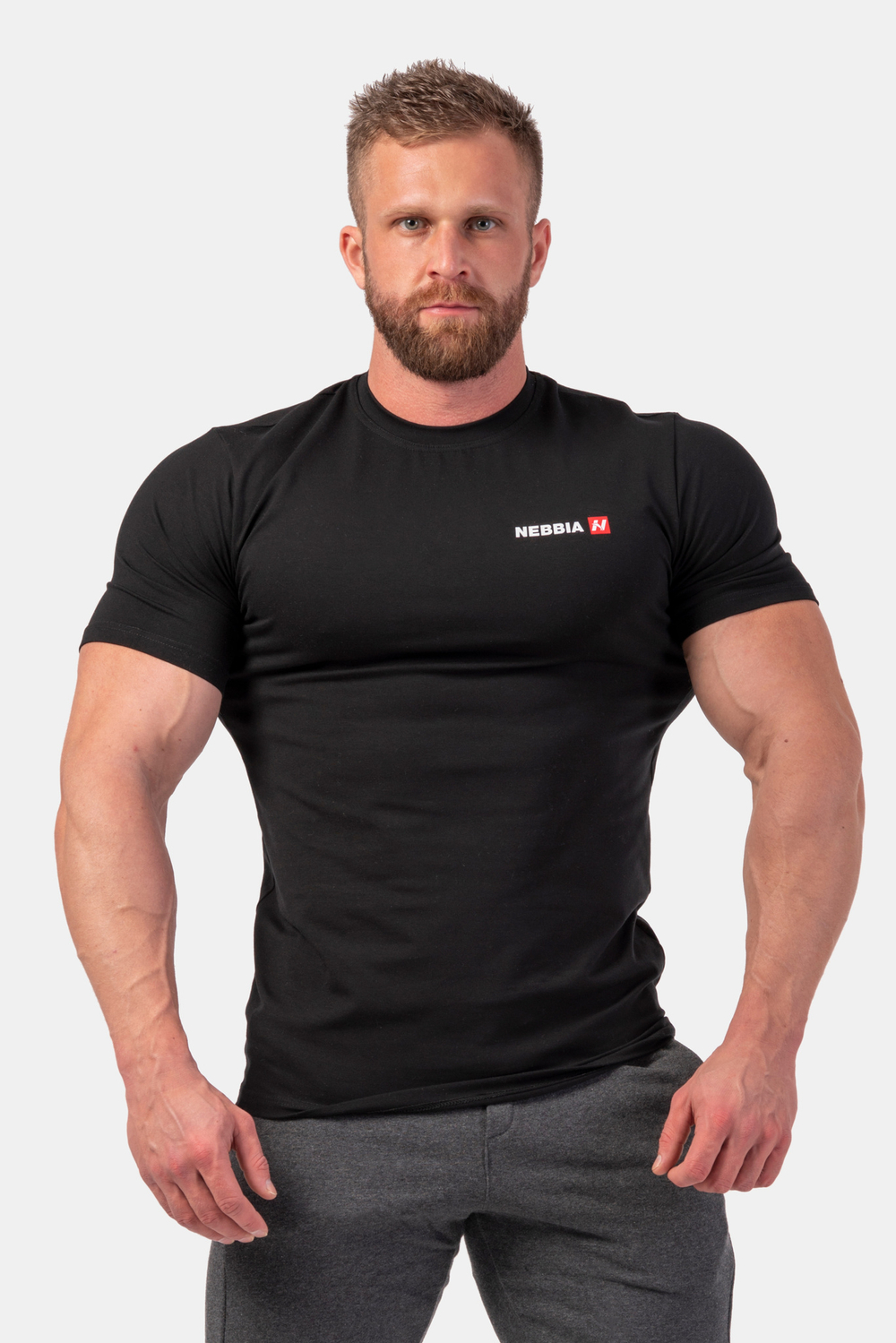 Футболка MINIMALIST LOGO NEBBIA T-SHIRT 291 Черная