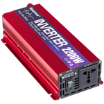 Инвертор 12V-220V 2200W красный RDDSPON