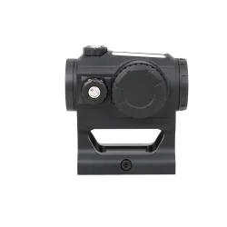 Коллиматорный прицел ARKON Pointer 1x21 / Аркон Поинтер 1 на 21 - вид сбоку, механизмы ввода поправок и батерейный отсек
