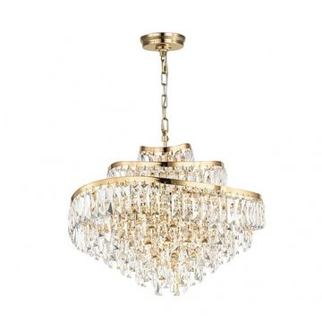 Подвесная хрустальная люстра 12*Е14 5073/12 золото Wayta Odeon Light