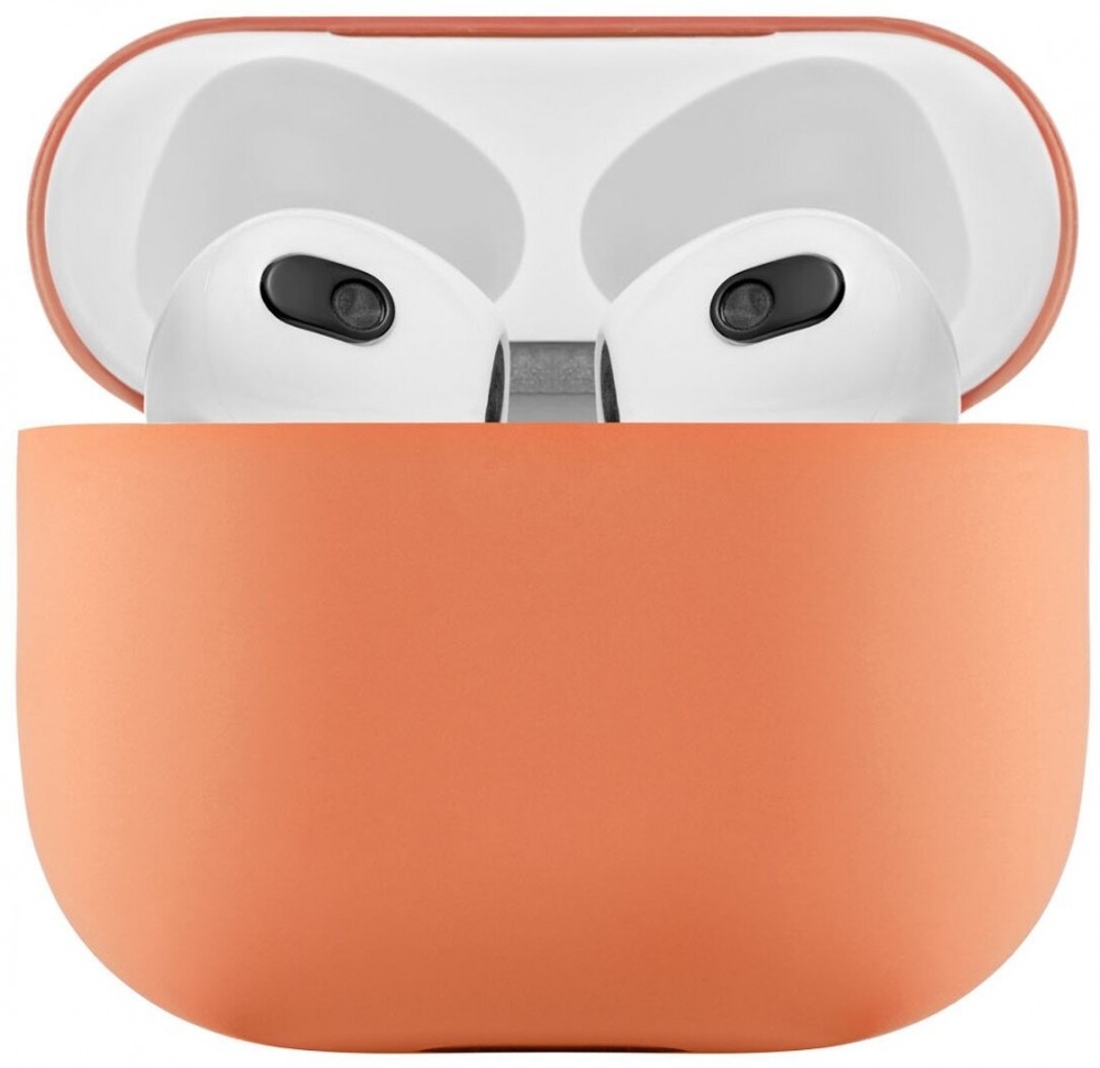 Силиконовый чехол для AirPods 3 папайя