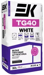 Гипсовая штукатурка ЕК TG 40 WHITE 30кг